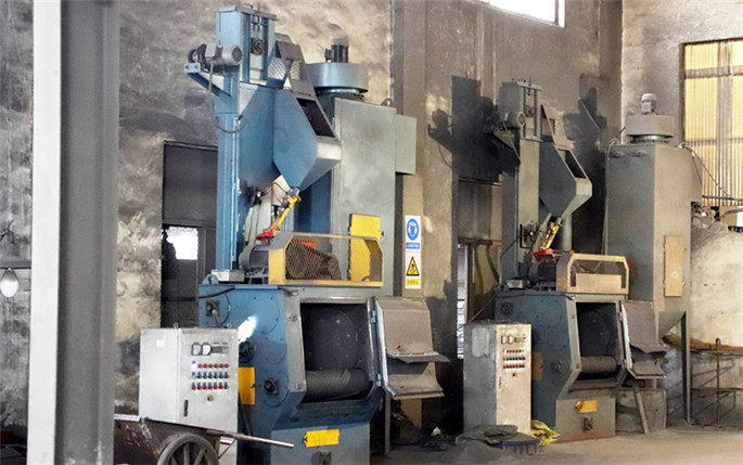 后处理(磨浇口、抛丸清砂)